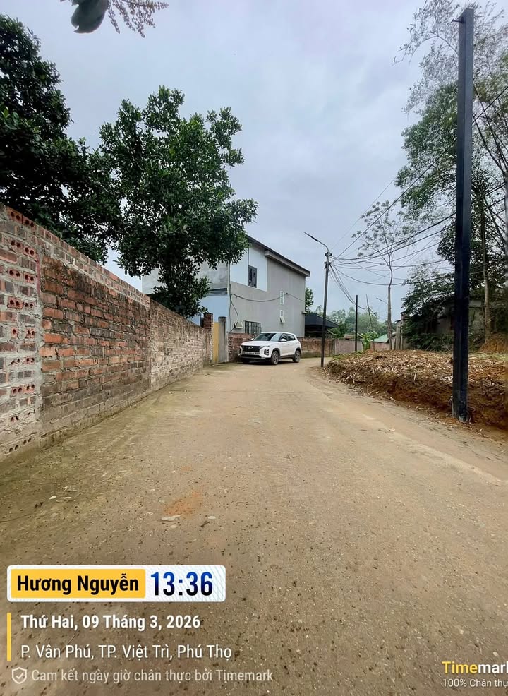 Bán đất nền Vân Phú, Việt Trì 90m² - Sổ đỏ chính chủ, giá 1 tỷ