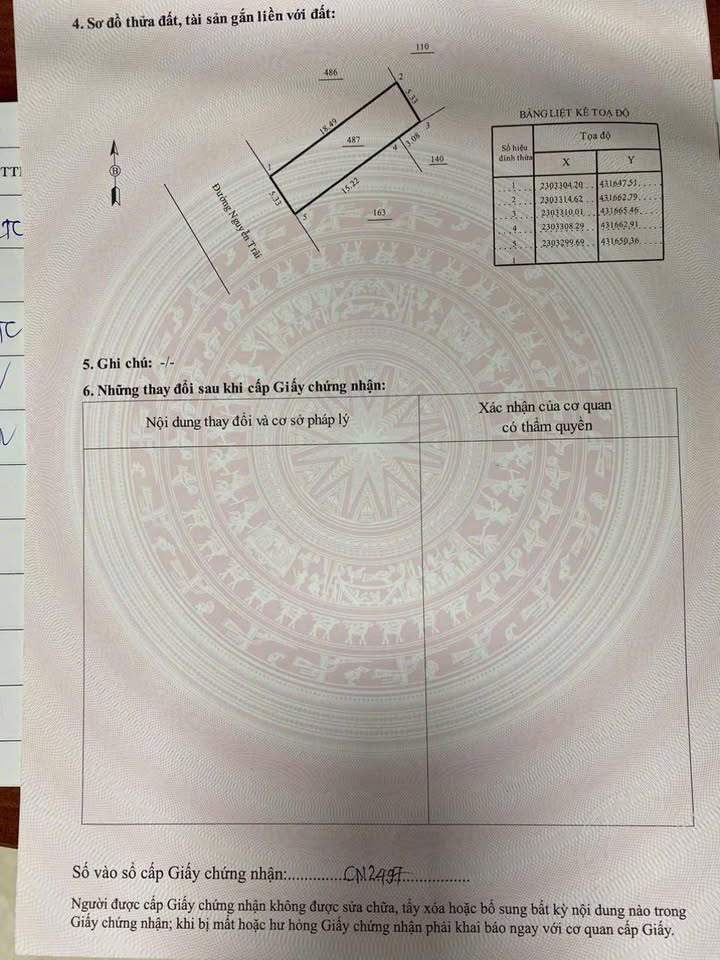 Đất nền Nguyễn Trãi 98m² giá 4 tỷ - Đường to ô tô
