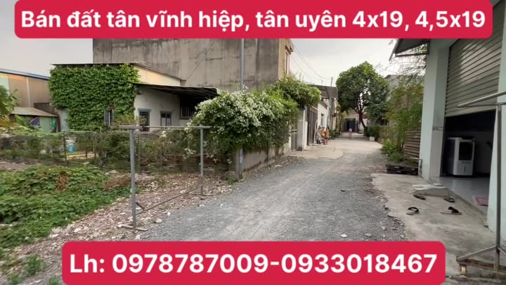 Bán Đất Tân Uyên 4x19m Thổ Cư 1.05 Tỷ - Sổ Đồng Sở Hữu