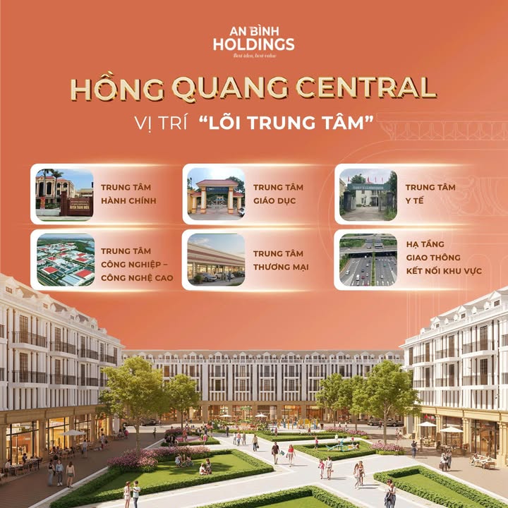 Đất nền Hồng Quang Central Hải Phòng – Đón đầu trung tâm mới!