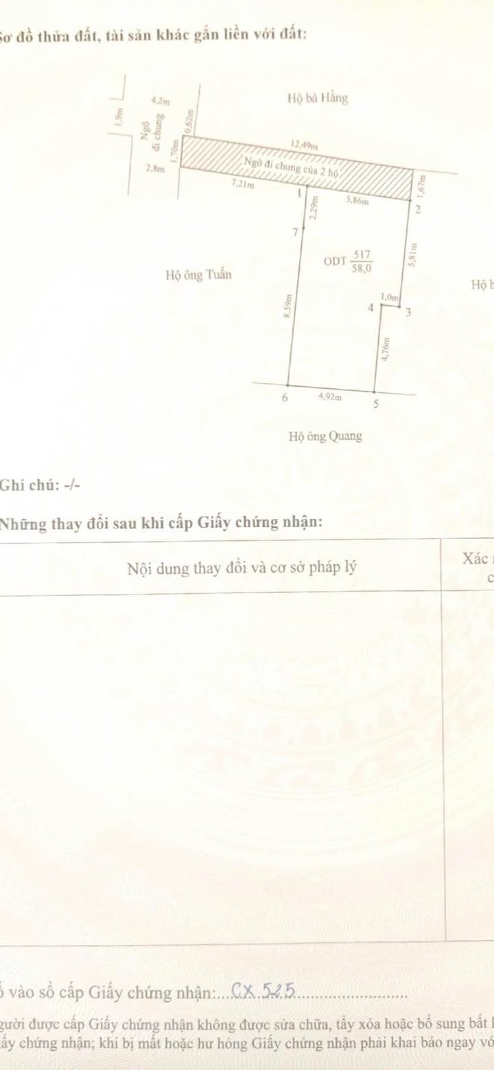 Chính chủ bán đất tặng nhà cấp 4 58m² ngõ 246 Đà Nẵng - 1.93 tỷ