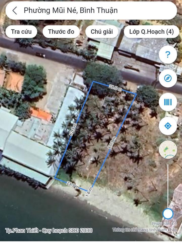 Đất nền Mũi Né 1660m² mặt tiền biển - Tiềm năng tăng giá vượt trội!