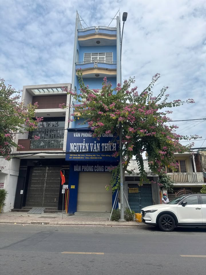 Nhà 1 Trệt 3 Lầu Cho Thuê Mặt Tiền Đinh Bộ Lĩnh, Mỹ Tho - 128m²