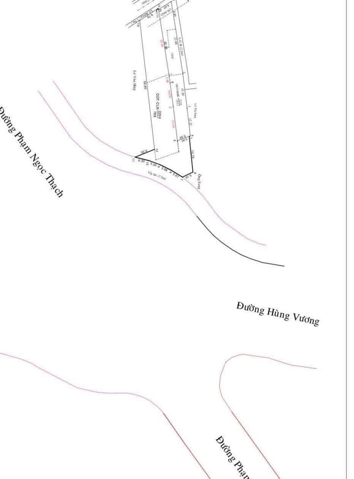 Đất nền Phạm Ngọc Thạch 1.100m² 45 tỷ - Đường to ô tô