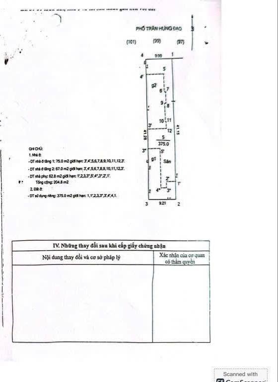 Nhà mặt phố Trần Hưng Đạo 375m² 299 tỷ - Mặt tiền kinh doanh