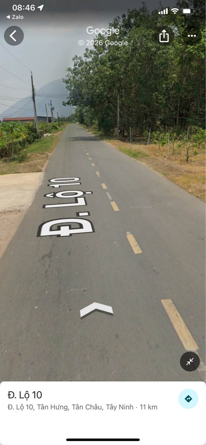 Đất Nền 1192m² Mặt Tiền Đường Nhựa Hòa Thành, Tây Ninh - Giá Tốt