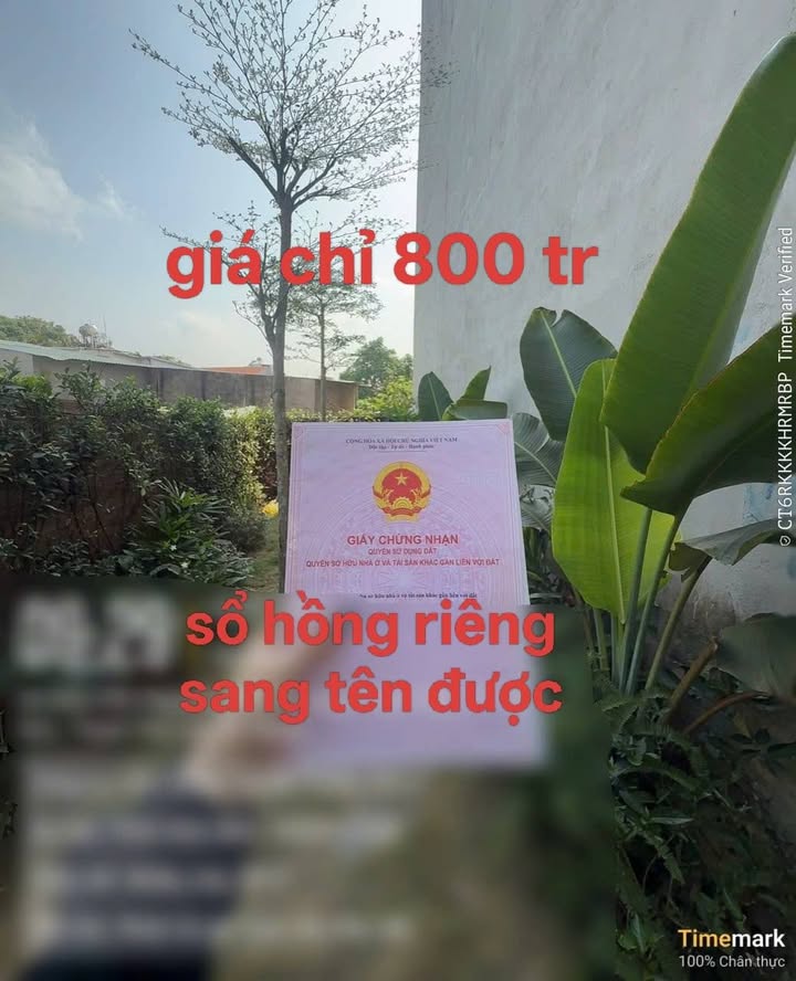 Đất Long Thạnh Mỹ 35m² 800tr - Sổ hồng rõ ràng