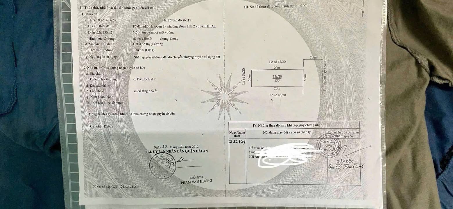 Đất Nền TDC Hạ Đoạn 3, Hải Phòng - 130m² - Sẵn Sổ Hồng - Giá Đầu Tư 5.46 Tỷ