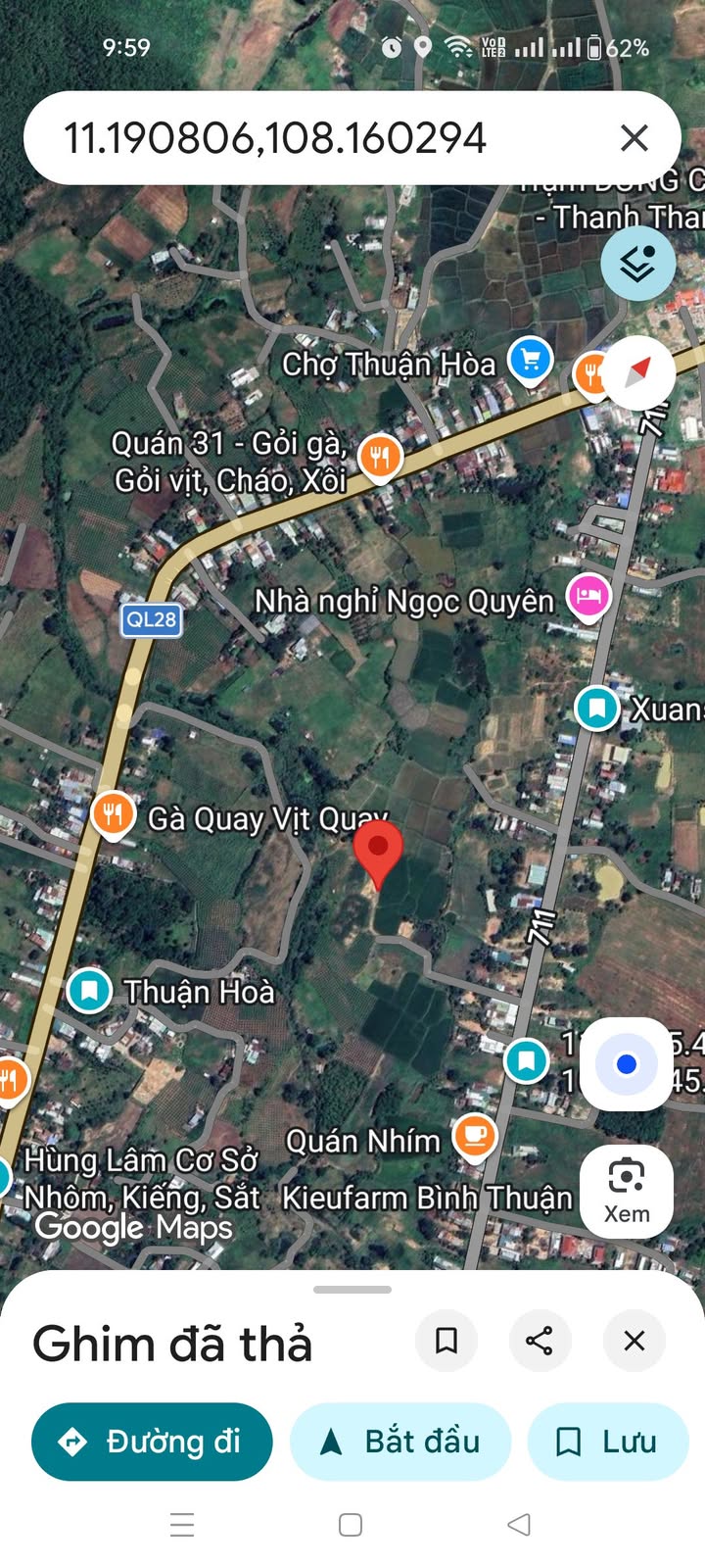 Bán Gấp 2016m² Đất Vườn Thuận Hòa, Bình Thuận - Sổ Đỏ Vuông Vắn, Giá Đầu Tư 728 Triệu