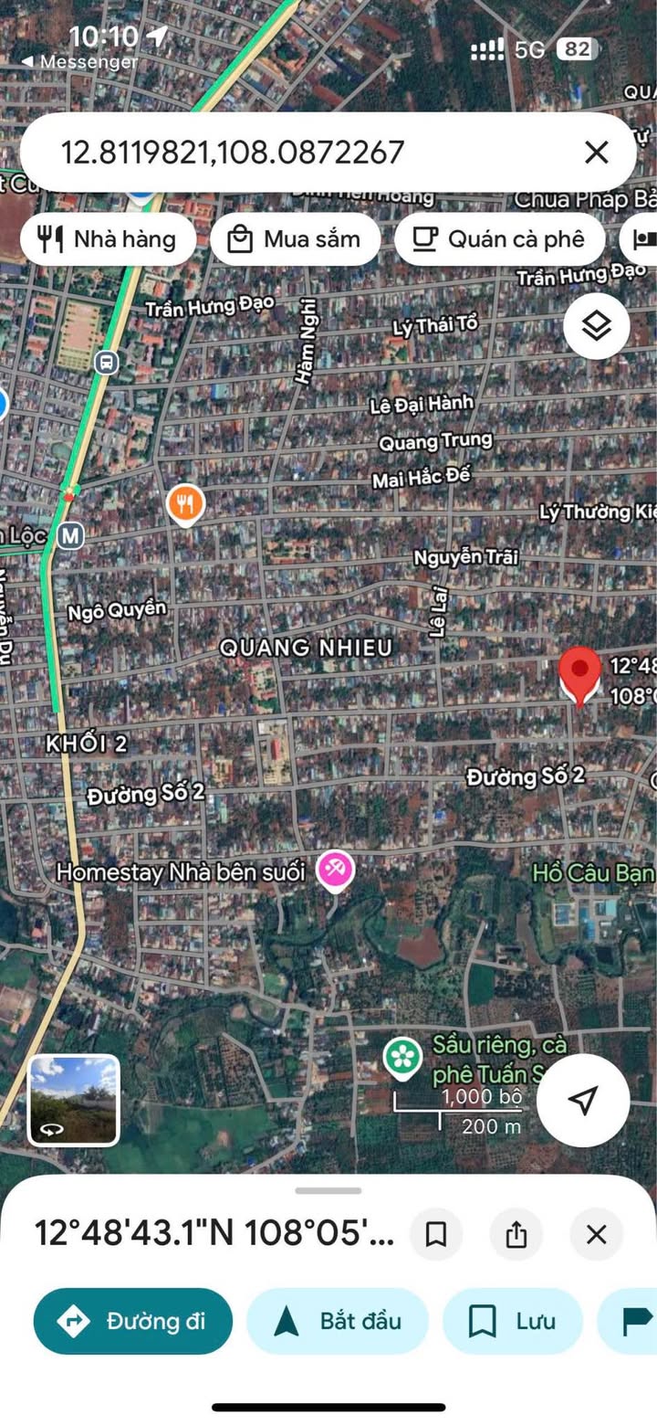 Đất Quảng Phú Buôn Ma Thuột 5x36 1.299 tỷ - Sổ đỏ chính chủ