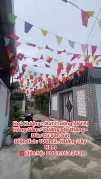 Đất nền Hòa Hương, Tam Kỳ 100m² - Đường to ô tô, dưới 1 tỷ!