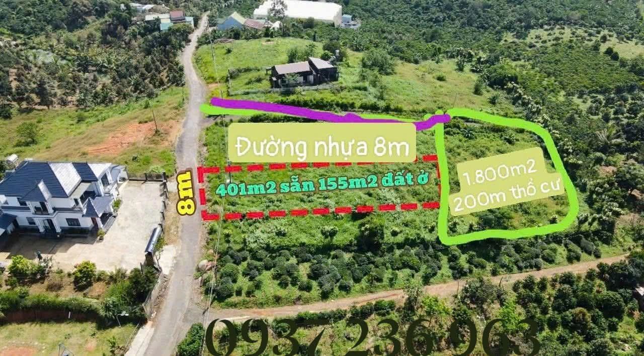 Đất nền Lộc Đức, Bảo Lâm 1800m² - Sổ đỏ chính chủ, giá chỉ 1.4 tỷ!