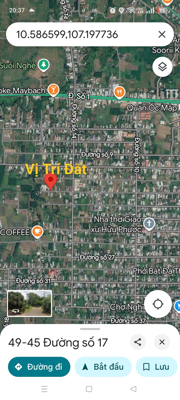 Đất nền Xã Ngãi Giao Châu Đức 460m² 2.2 tỷ - Sổ đỏ chính chủ