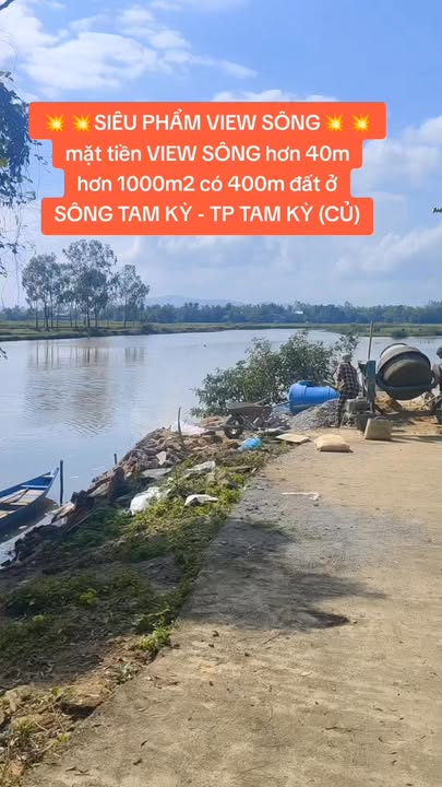 Đất nền Tam Kỳ 1100m² - Sông Bàn Thạch - Nghỉ dưỡng lý tưởng