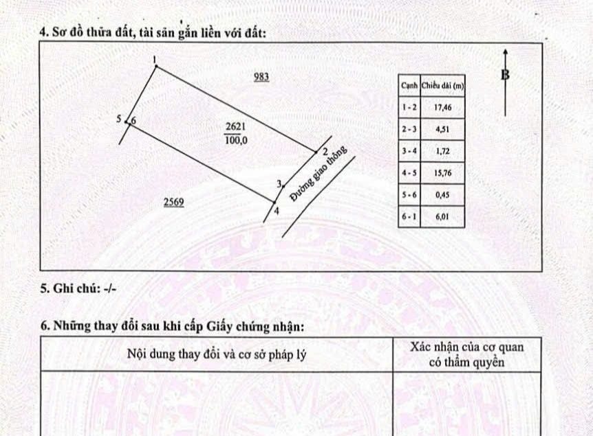 Đất nền Phường Tân Phú, Phổ Yên 100m² - Tiềm năng tăng giá!