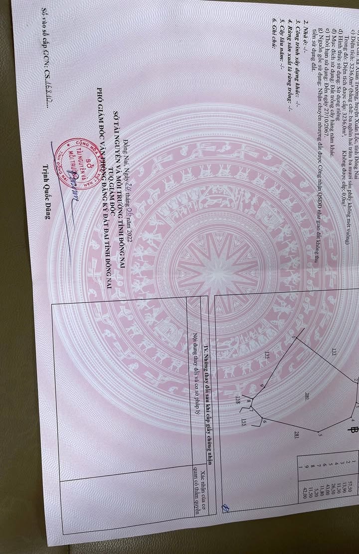 Bán Gấp Đất Vàng 3000m² Xuân Trường, Đồng Nai - Sổ Riêng Giá Tốt