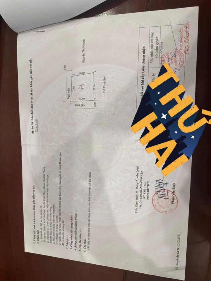 Bán Đất Lô Góc 111m² Mặt Tiền 10.6m Xã Kiến Quốc, HP - Kinh Doanh Sầm Uất