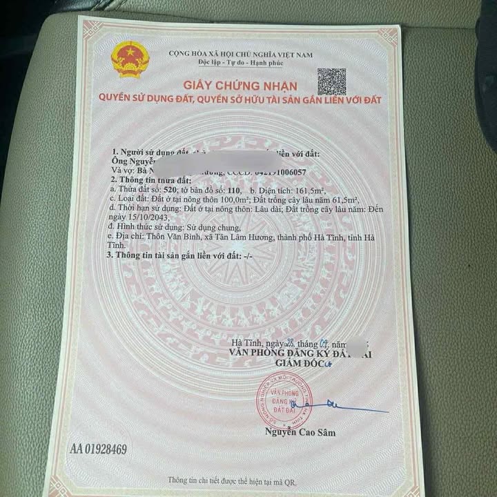 Đất nền Hà Huy Tập 144m² - Sổ đỏ chính chủ, xây dựng tự do!