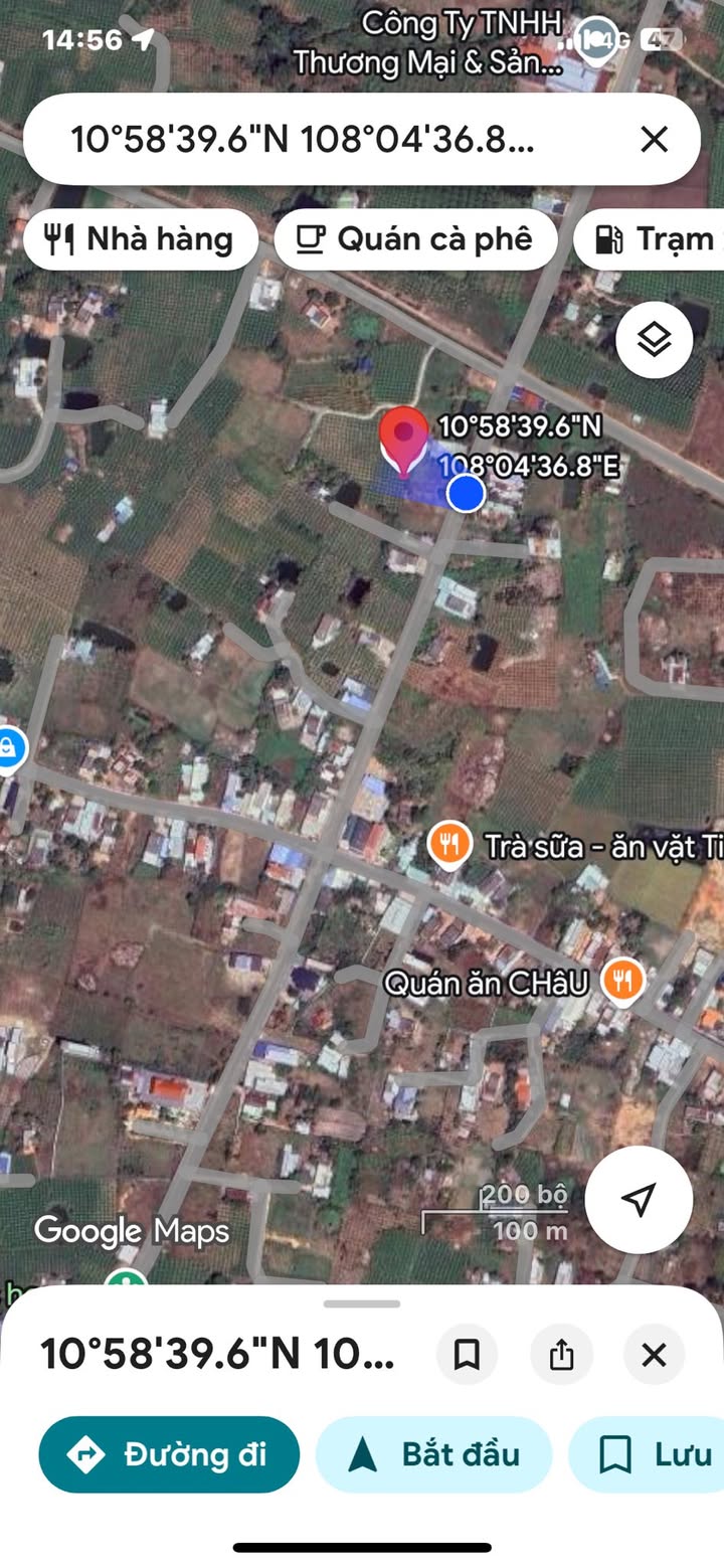 Bán đất Hàm Liêm 228m² (170m² thổ cư) - Mặt tiền đường nhựa, giá 1.25 tỷ