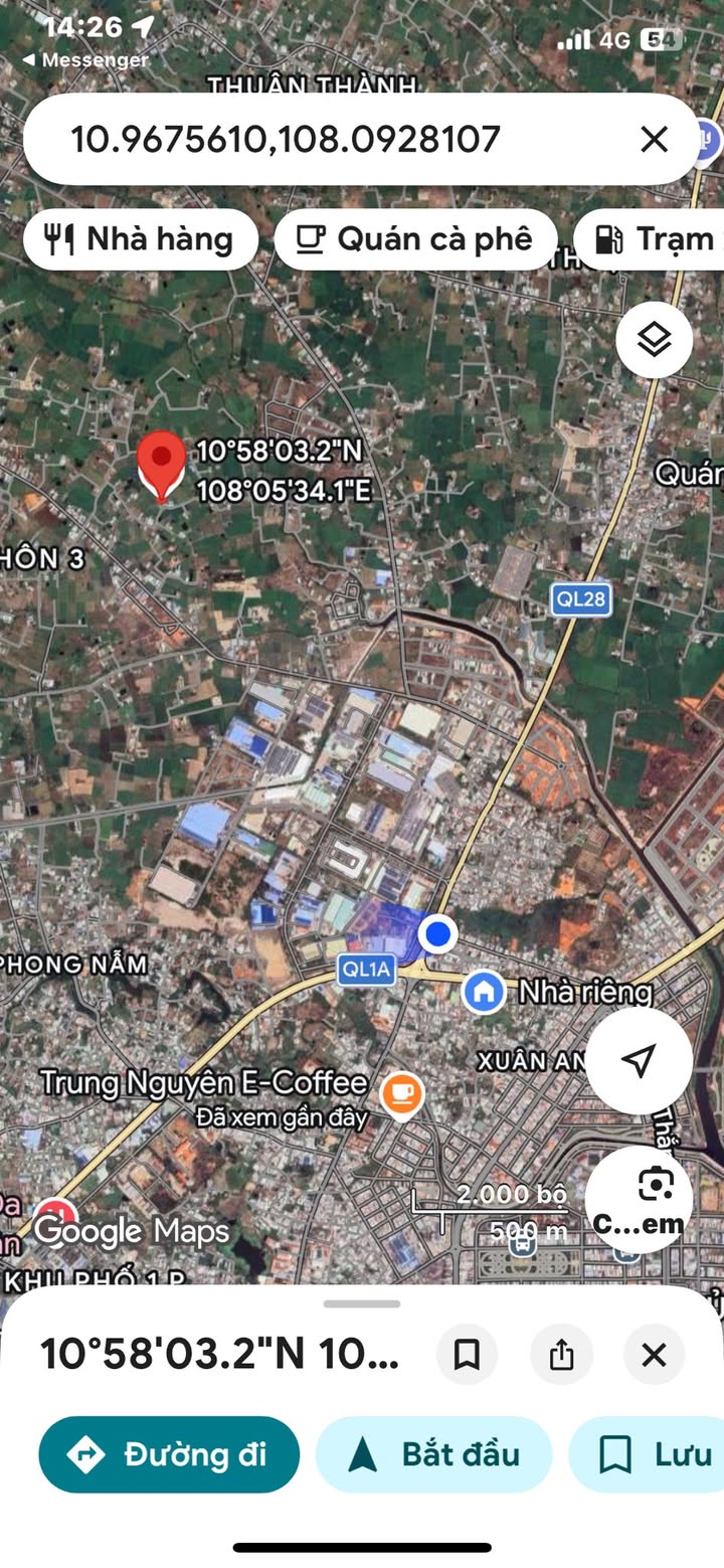 Đất Vườn Hàm Liêm 642m² - Sổ Đỏ Riêng, Đường Oto, Giá 600 Triệu