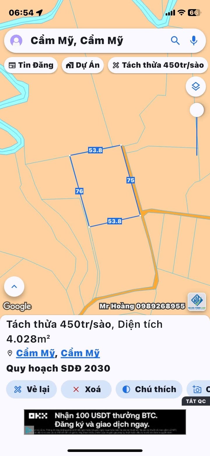 Đất Nền Bảo Bình Nhơn Trạch 4000m² - Vuông Vức, Sẵn Sổ Hồng