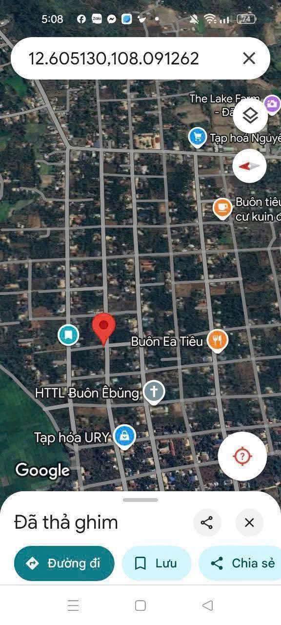 Đất nền Eatieu, Buôn Ma Thuột - 60m² giá chỉ 345 triệu - Gần Sân Bay