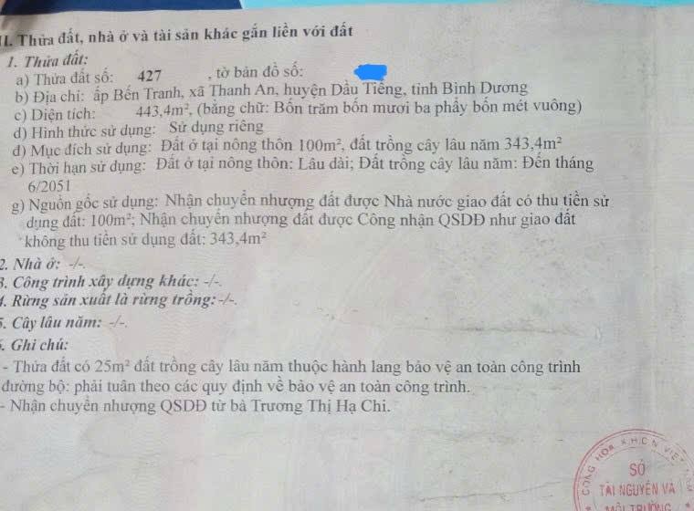 Bán gấp nhà trọ 14 phòng Ấp Bến Tranh, Dầu Tiếng - Sổ hồng TC 100%