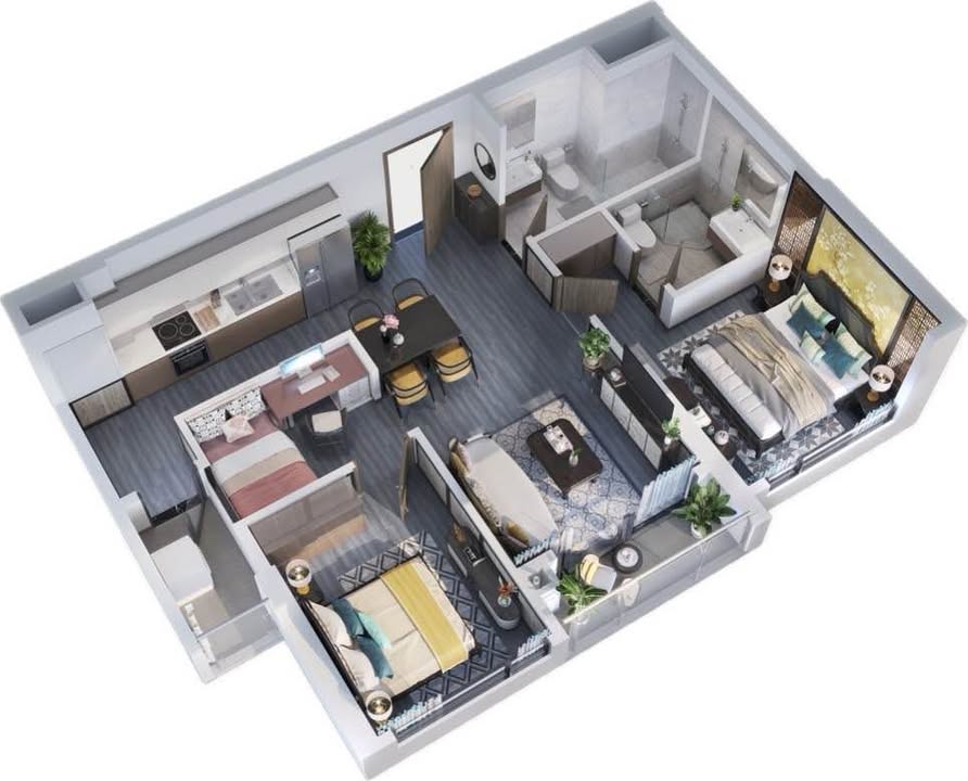 Bán Căn hộ Smartcity 72m² Tầng Trung - Sẵn Sàng Về Ở