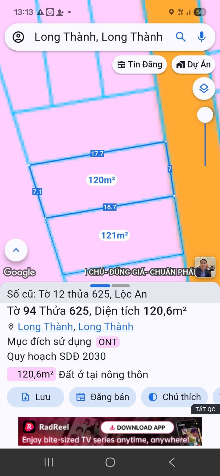 Đất Nền Lộc An Long Thành 120m² - Sổ Hồng Sẵn Sàng