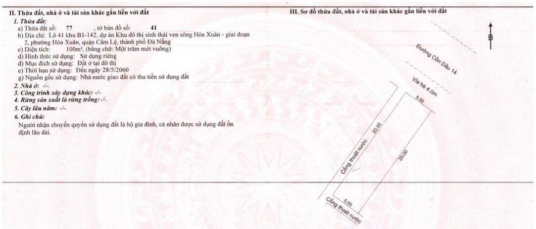 Đất nền Đường Cồn Dầu, Huế 100m² - Tiềm năng tăng giá vượt trội!