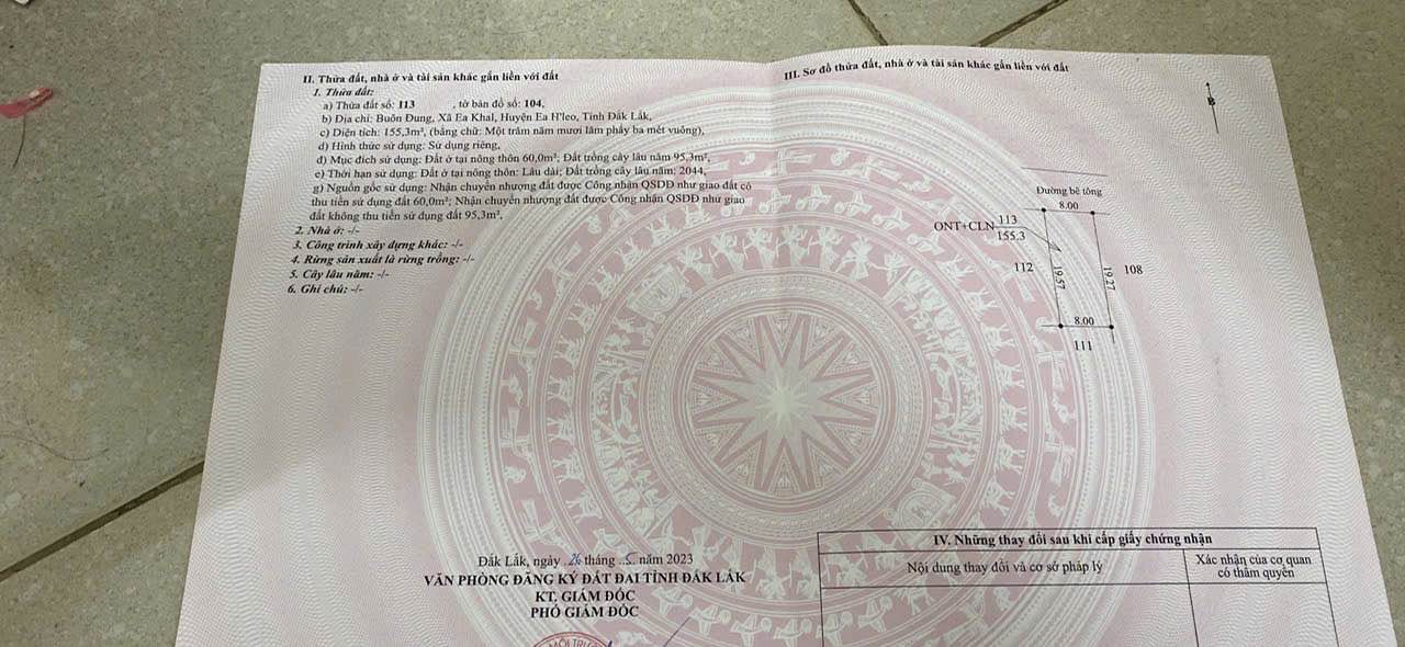 Bán Gấp Đất Thị Trấn Ea Súp, Đắk Lắk - 160m² Giá 425 Triệu