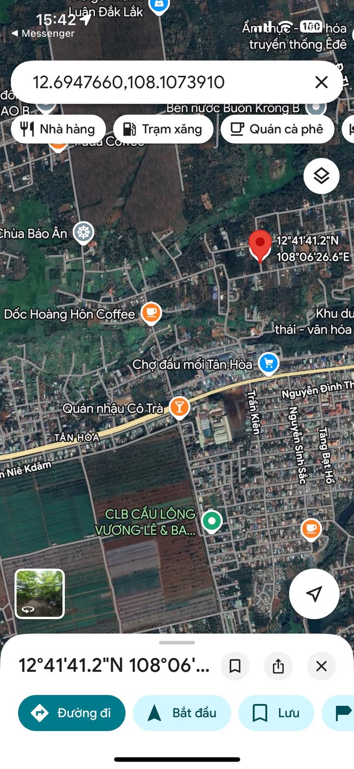 Đất nền Tân An Buôn Ma Thuột 125m² - Sổ đỏ chính chủ