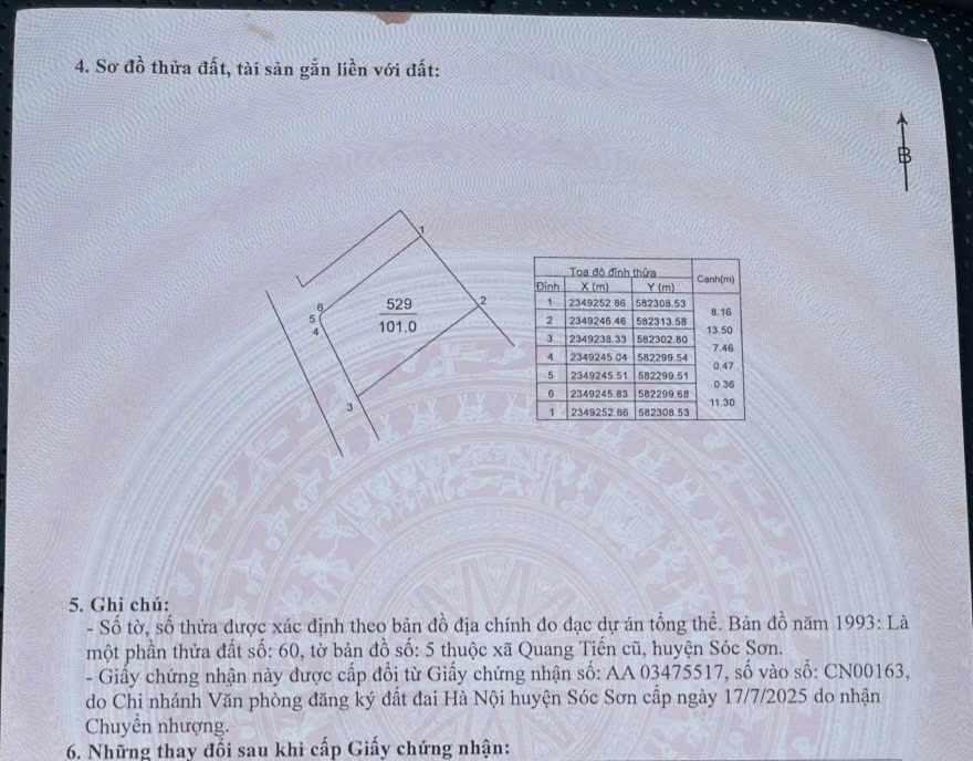 Bán Đất Sóc Sơn 101m² Lô Góc - Sẵn Sàng Xây Dựng, Gần Sân Bay Nội Bài