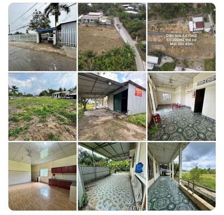 Bán Đất Vườn Nghỉ Dưỡng 3610m² Vĩnh Long - Có Nhà Cấp 4, Giá 6.5 Tỷ