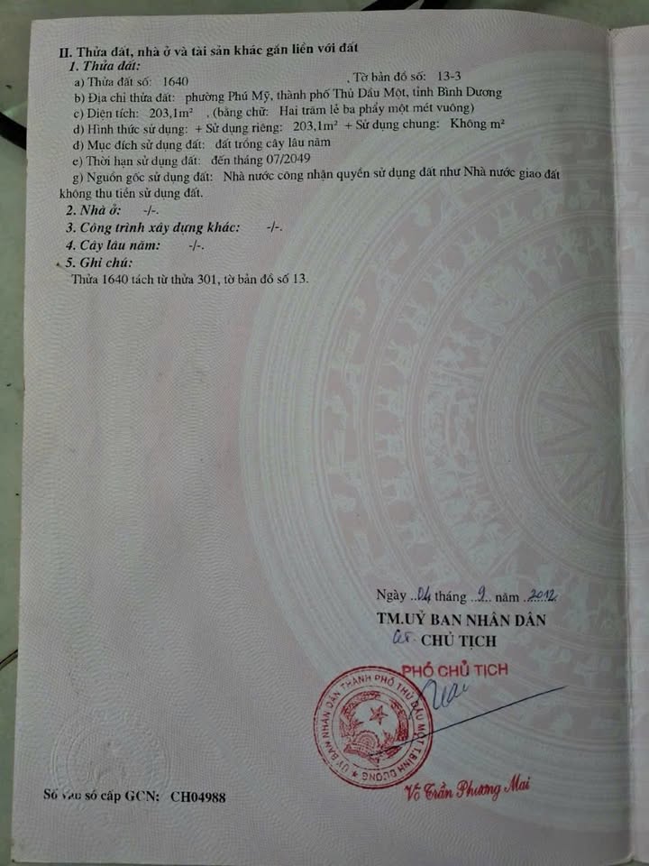 Mặt Tiền DX34 Thủ Dầu Một 200m² - Giá 3 Tỷ Tốt Nhất