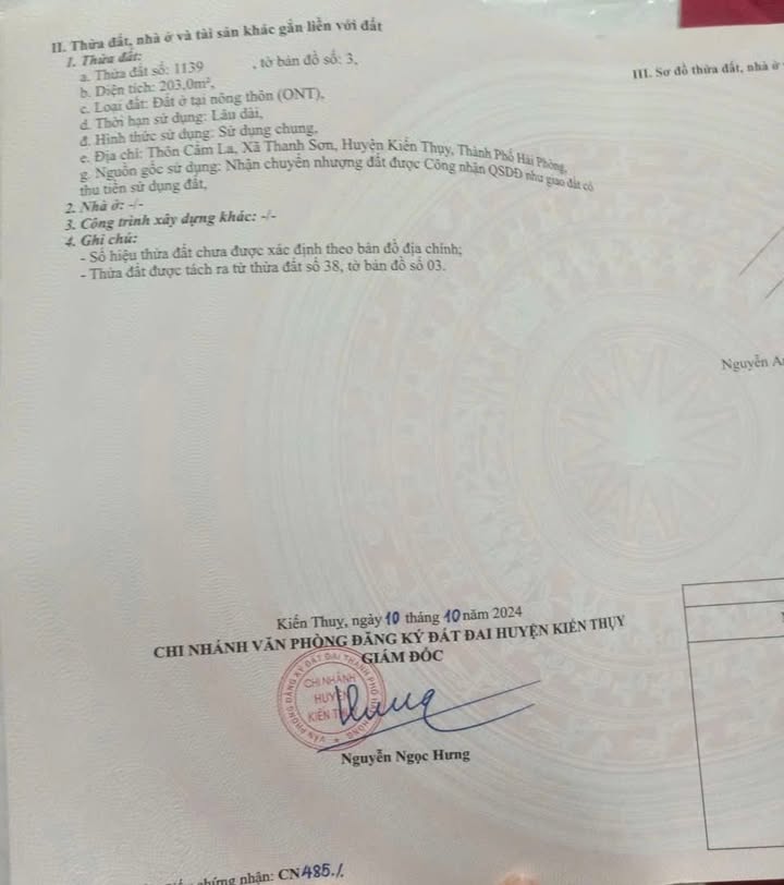 Bán Đất Lô Góc Cẩm La, Kiến Thụy 100m² - Nở Hậu, Gần Trung Tâm