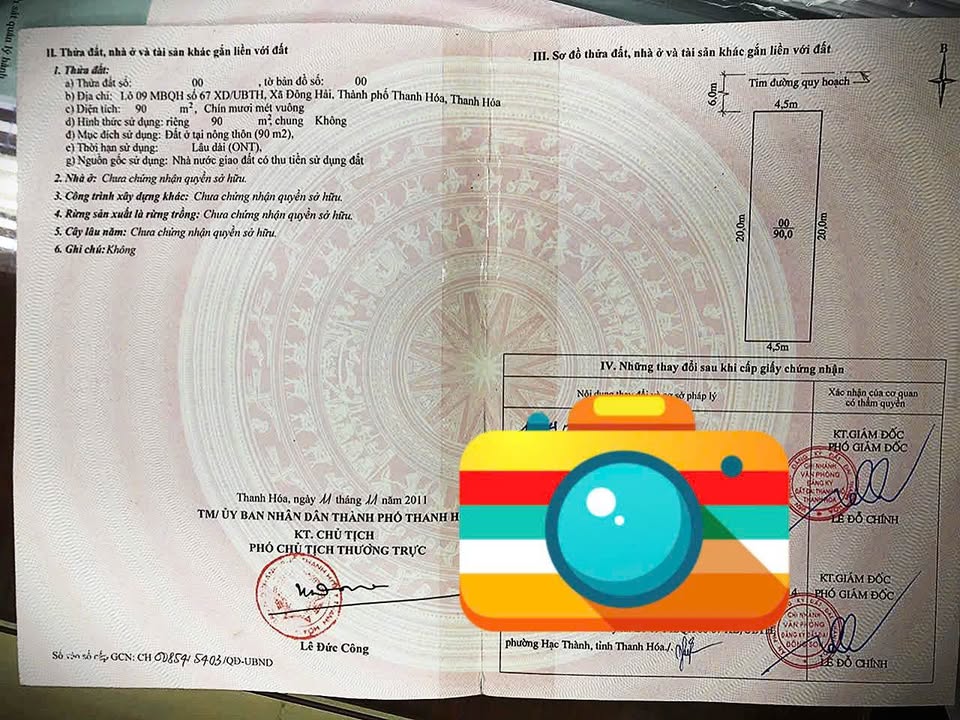 Đất nền MB67 Đông Hải, Thanh Hóa - 90m² Sổ đỏ chính chủ, giá 2.97 tỷ