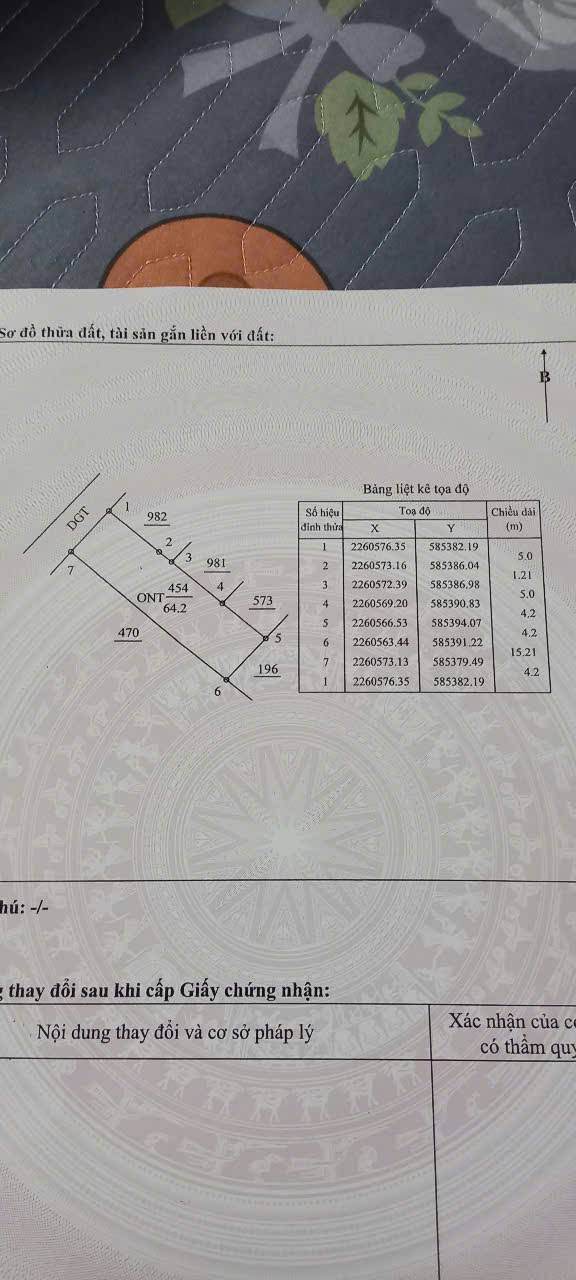 Bán Đất 64.2m² Đường Doãn Khuê, Thái Bình - Ngõ Ô Tô, Nở Hậu