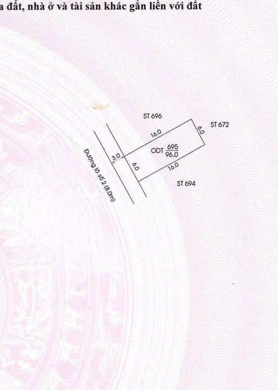 Đất nền Phú Lợi, Thủ Dầu Một 96m² - Sổ đỏ chính chủ
