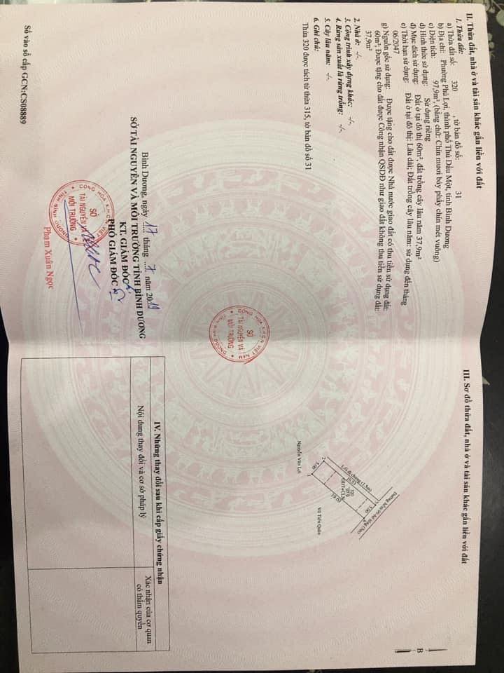 Bán đất 95m² Lê Hồng Phong, Thủ Dầu Một - 2.5 tỷ, Thổ cư 100%