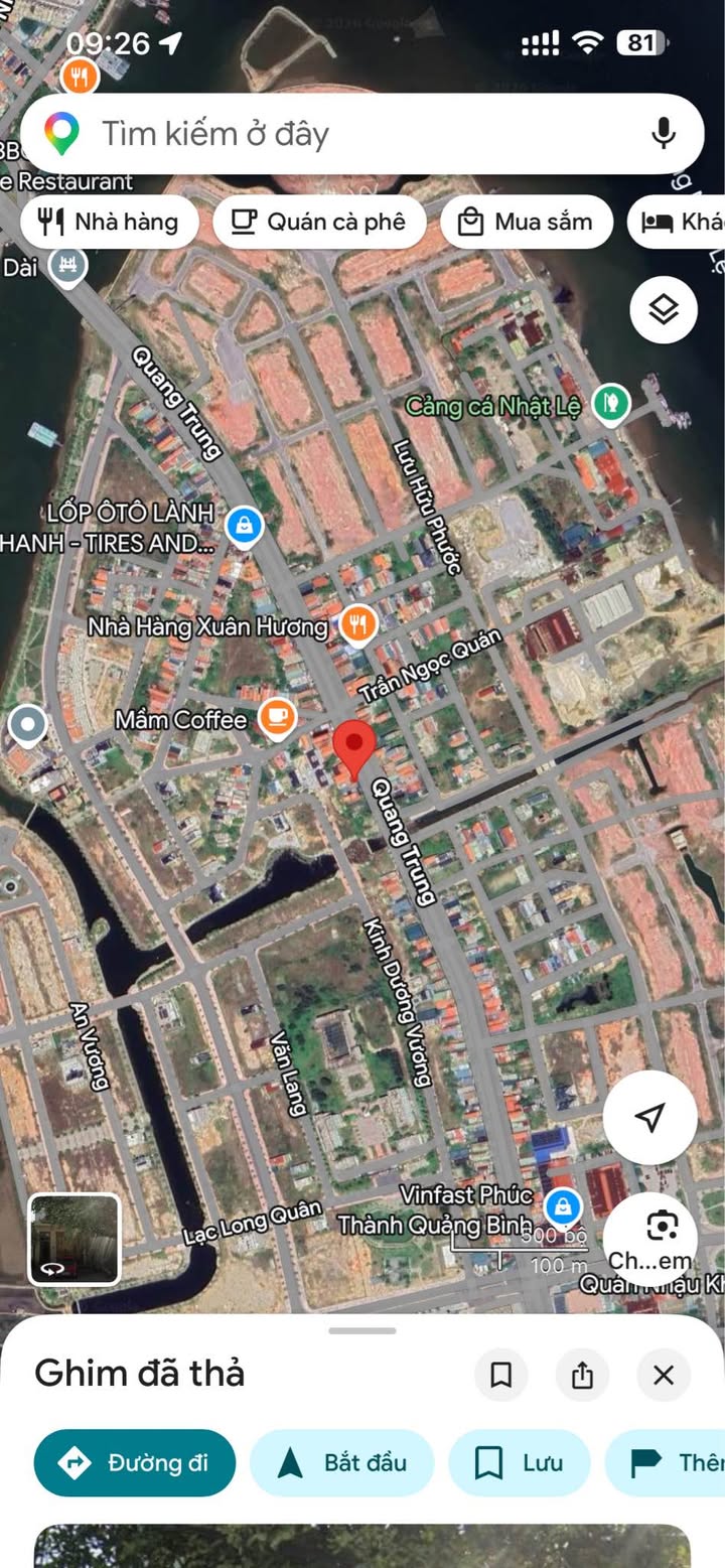 Đất Nền Mặt Tiền Quang Trung, Đồng Hới - 95m² Kinh Doanh Đỉnh Cao