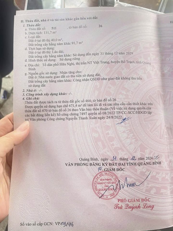 Bán Đất Thị Trấn Việt Trung 132m² - Sổ Đỏ Sẵn Sàng