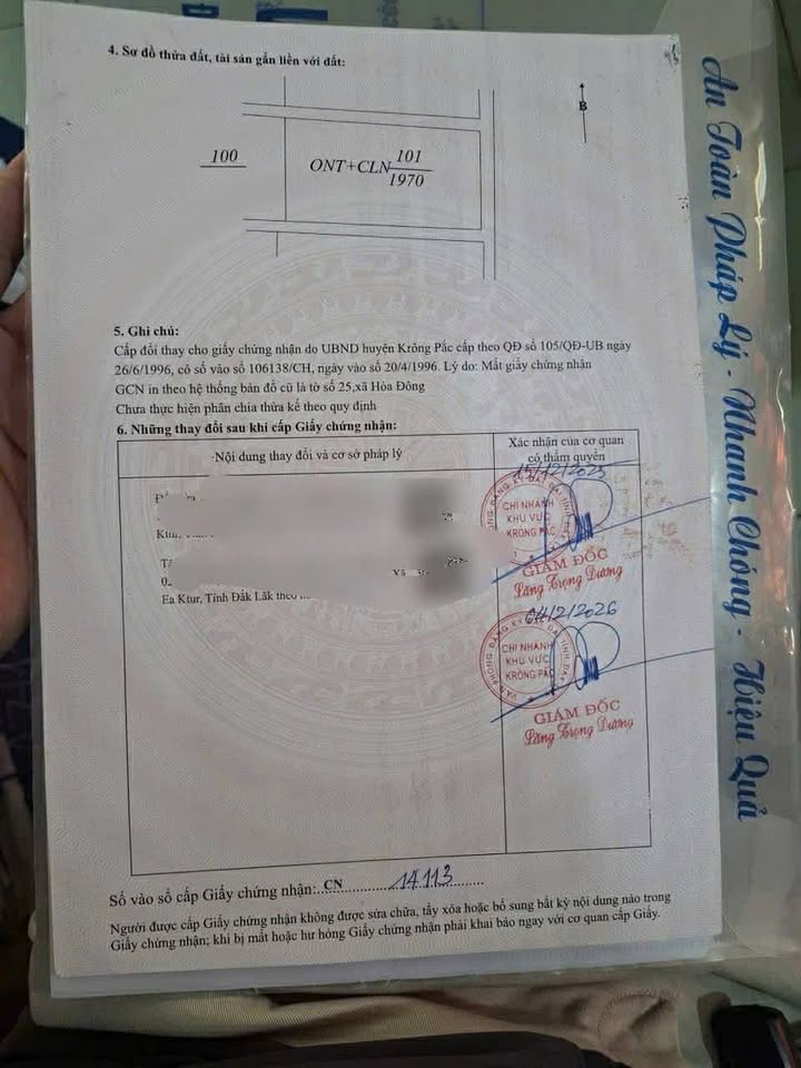 Đất nền Ea Súp 1900m² giá 3.5 tỷ - Sổ đỏ chính chủ!