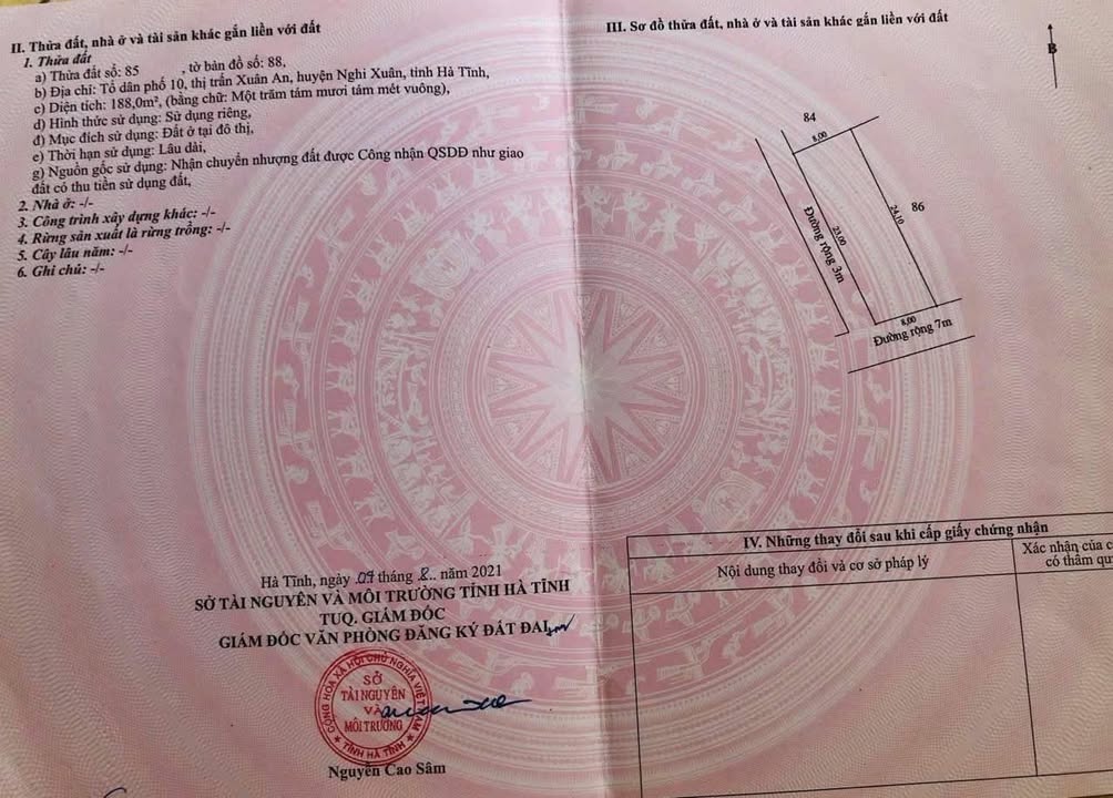 Đất nền Khối 10 Xuân An 184m² - Đường ô tô rộng, sổ đỏ sẵn!