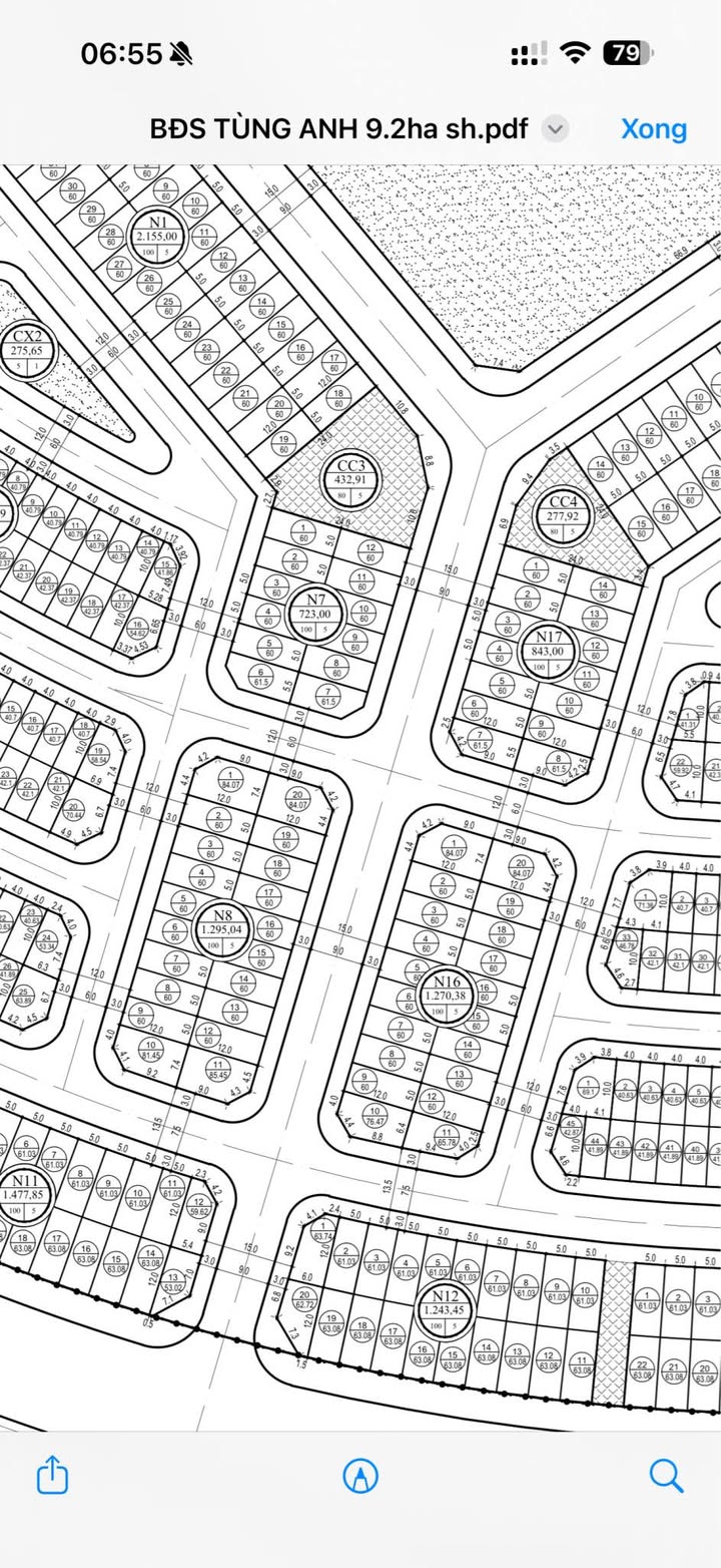 Bán đất TĐC Đồng Xá 60m² - Mặt tiền 5m, hướng Đông, gần Sân bay Cát Bi