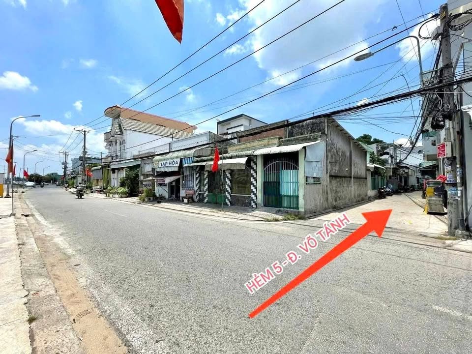 Bán Nền Tặng Nhà Cũ 47m² Thổ Cư Hẻm Võ Tánh, Cần Thơ - Giá 1.25 Tỷ