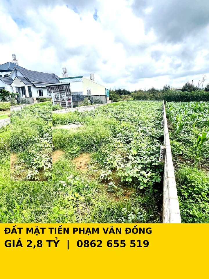 Đất mặt tiền Bảo Lâm 3 Phạm Văn Đồng 400m² 2.8 tỷ - Sổ đỏ