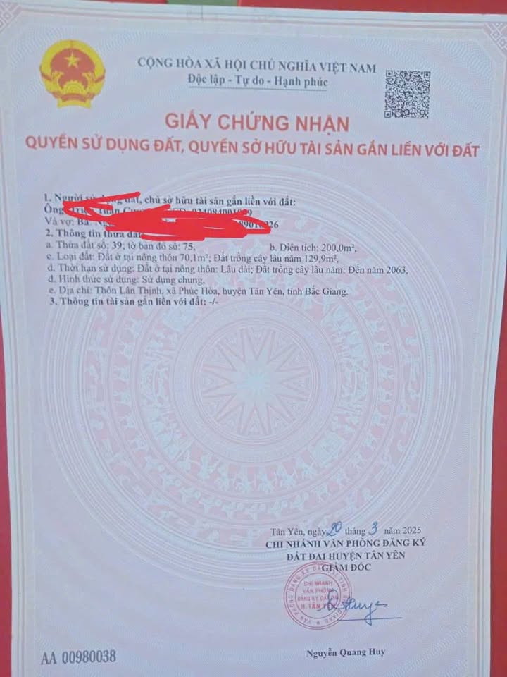 Đất nền Lân Thịnh Phúc Hòa 200m² 2-2.9 tỷ - Sổ đỏ chính chủ