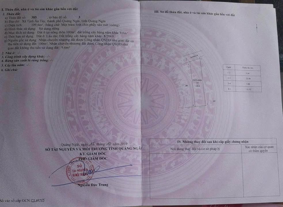 Đất Tịnh Ấn Tây, Quảng Ngãi - 110m² Sổ Đỏ Sẵn Sàng - Giá 450 Triệu