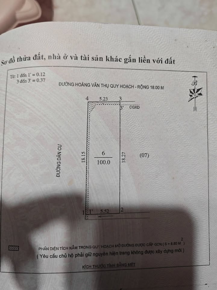 Nhà mặt tiền Hoàng Văn Thụ, lô góc 100m² - Kinh doanh đắc lợi